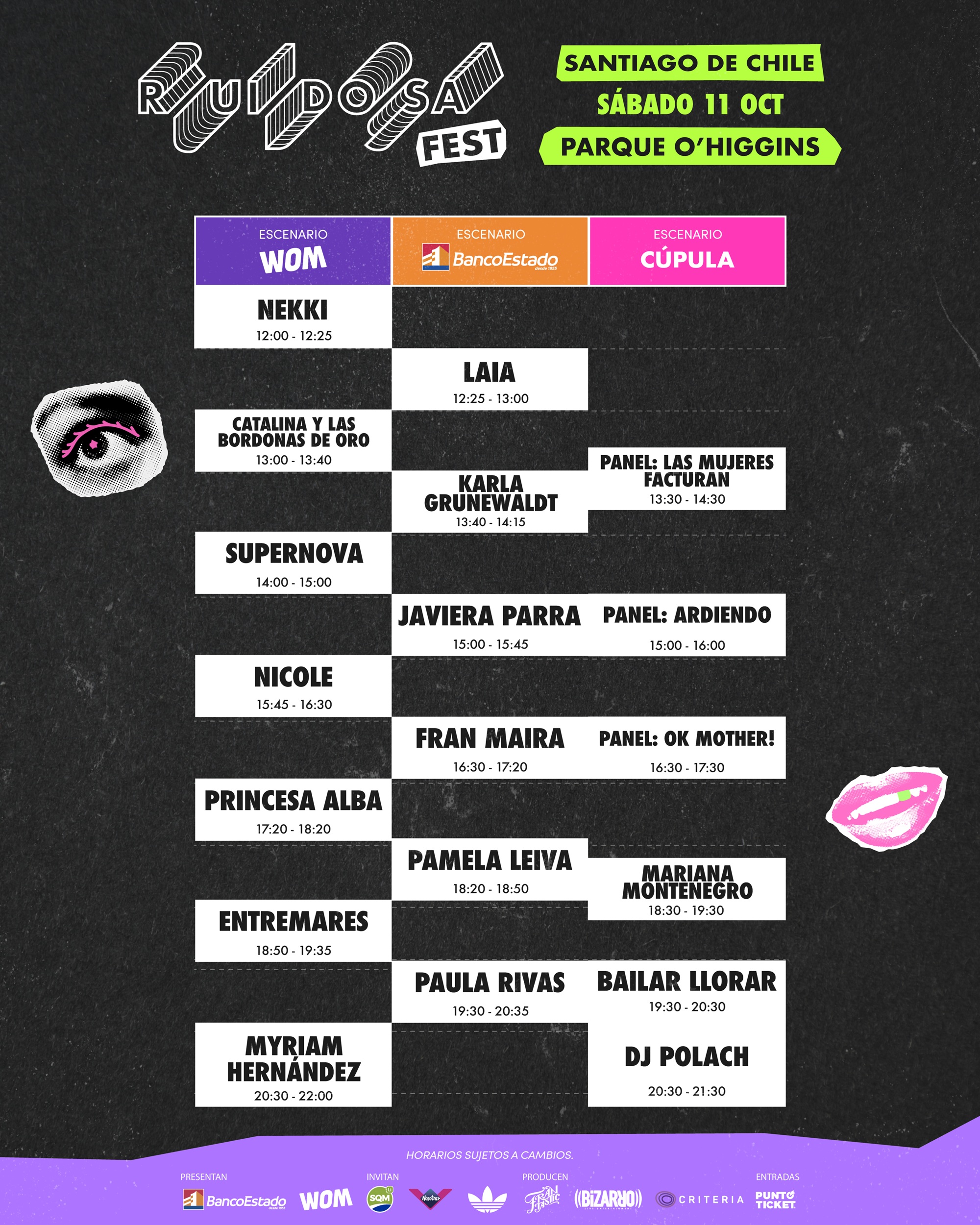 Se viene Ruidosa Fest: Conoce los horarios